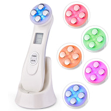 Load image into Gallery viewer, 5 in 1 LED skin Tightening Device RF/EMS Mesotherapy Electroporation Beauty Radio Frequency LED Photon Face Skin Rejuvenation