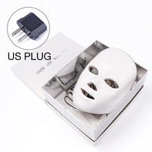 Load image into Gallery viewer, 7 Colors Light LED Facial Mask Skin Rejuvenation LED Mask Phototherapy Face Care Beauty Anti Acne Whitening Wrinkle Removal Mask